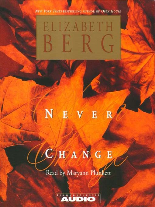 Title details for Never Change by Elizabeth Berg - Wait list